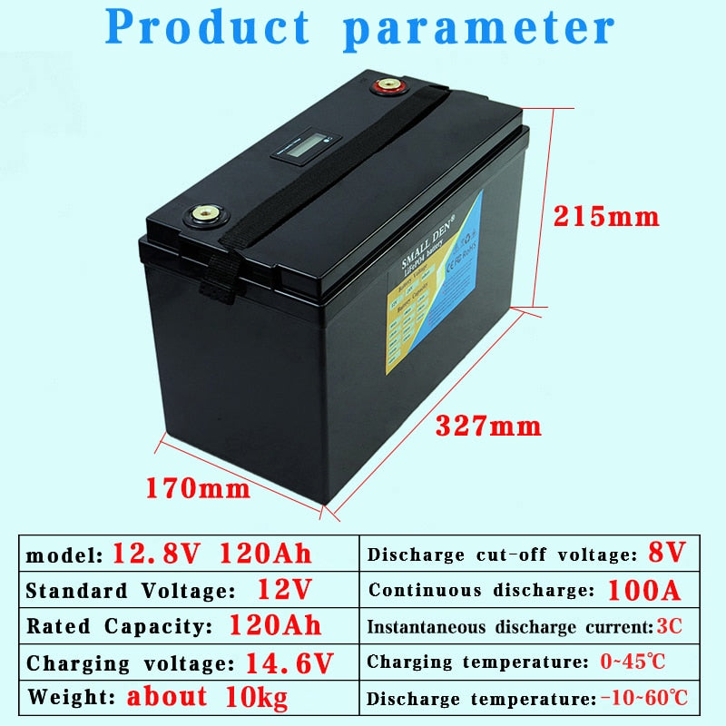 12.8V lithium iron phosphate battery pack