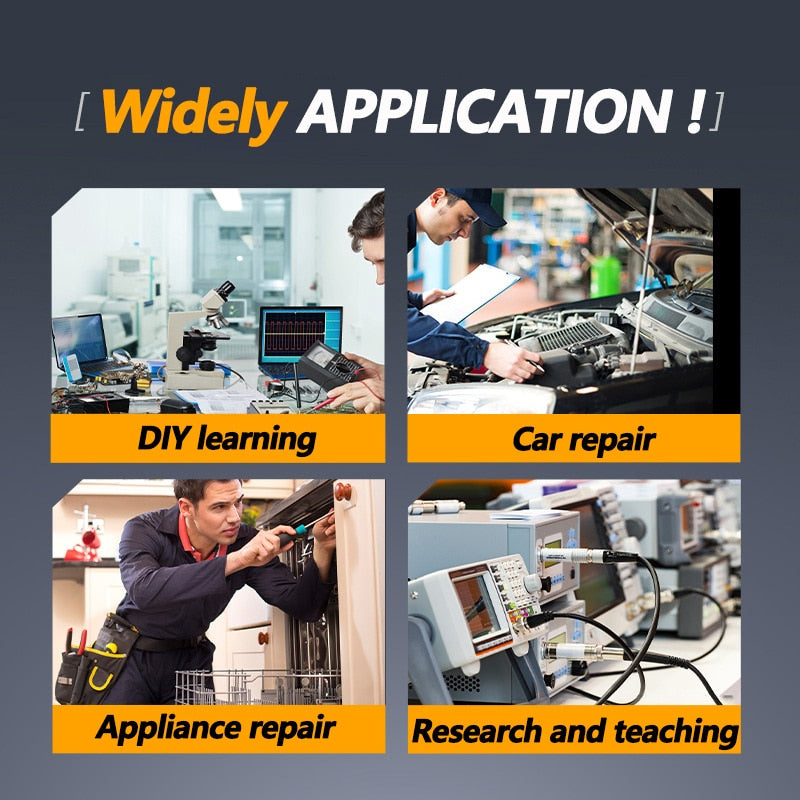 Mini Handheld Digital Oscilloscope Support PWM Output