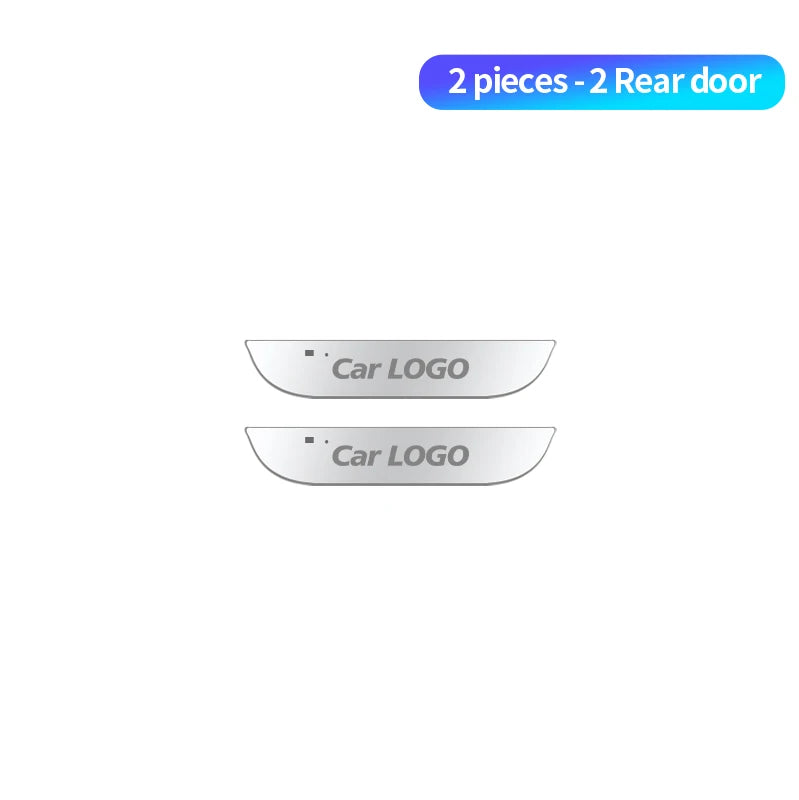 New LED Welcome Pedal Car Scuff Plate Pedal Door Sill Pathway Light For Ford ST Line Focus,  Fiesta, Kuga, and Escape Auto Accessories