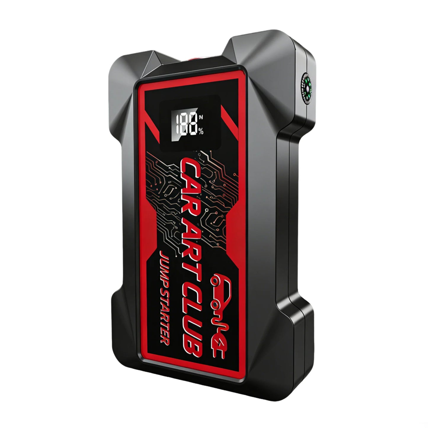 6000A Peak Jump Boxes for Vehicles(12V 6.5L Gas/5.0L Diesel Engine) Equipped Fast Wireless Charging Jump Starter Battery Pack