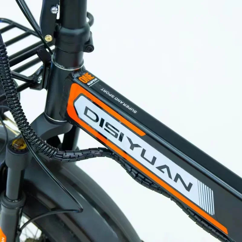 Frame E-bike,  500W 48V 20AH long-lasting battery, worry-free travel electric bicycle, campus transportation and city commuting