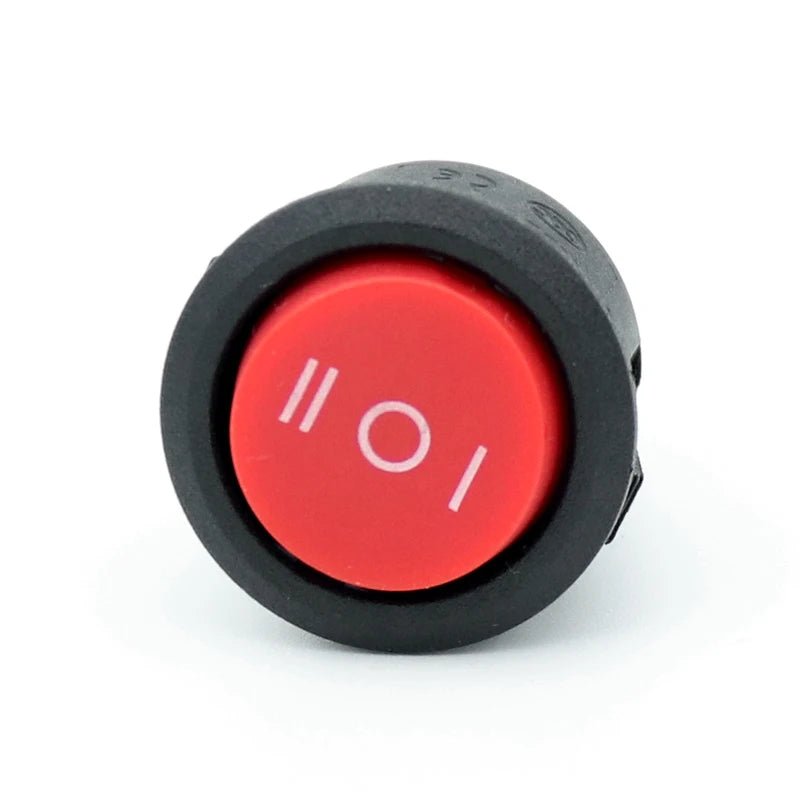 Switch 3 Pin 2 Rocker 220V 220 Transfer Power 230V Dc 5V 12V 24V Small 10A Rocket Black Red Swich Swicht Swith Svitch Way Gear