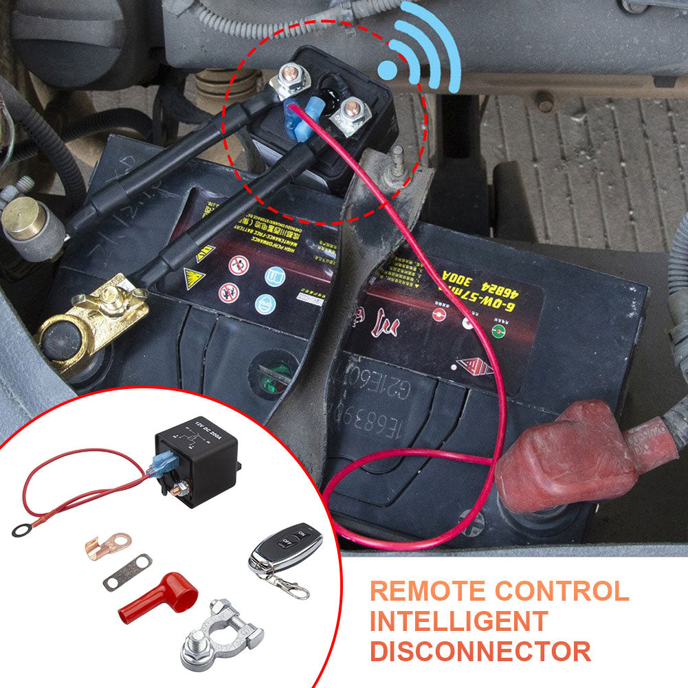 Intelligent Disconnector Anti-leakage 12V 200A Wireless Battery Switch Relay Integrated Remote .