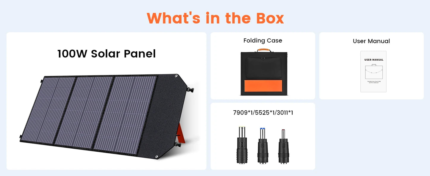 Ctolity 2400W 1600W 500W Portable Power Station,200W 100W Solar Panel Option, Solar Generator for Camping Emergency,UPS Function