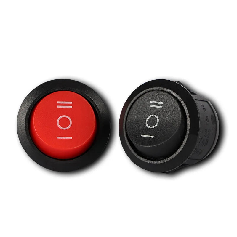 Switch 3 Pin 2 Rocker 220V 220 Transfer Power 230V Dc 5V 12V 24V Small 10A Rocket Black Red Swich Swicht Swith Svitch Way Gear