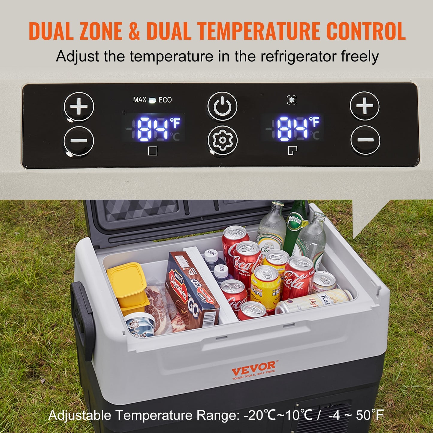 Portable Car Refrigerator with Wheel Compressor Freezer for Camping, Boats, Picnics, Car, Home and Travel.