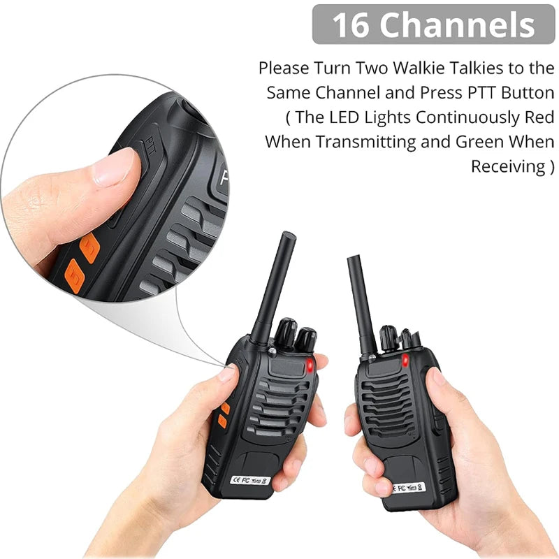 2PCS Willkie Talkie Long Range Two Way Radio For hunting and camping