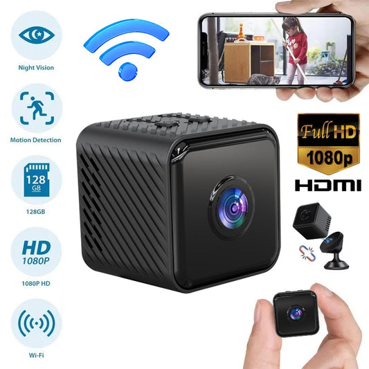 Mini Camera Infrared Night Vision Wireless WIFI Remote Surveillance.