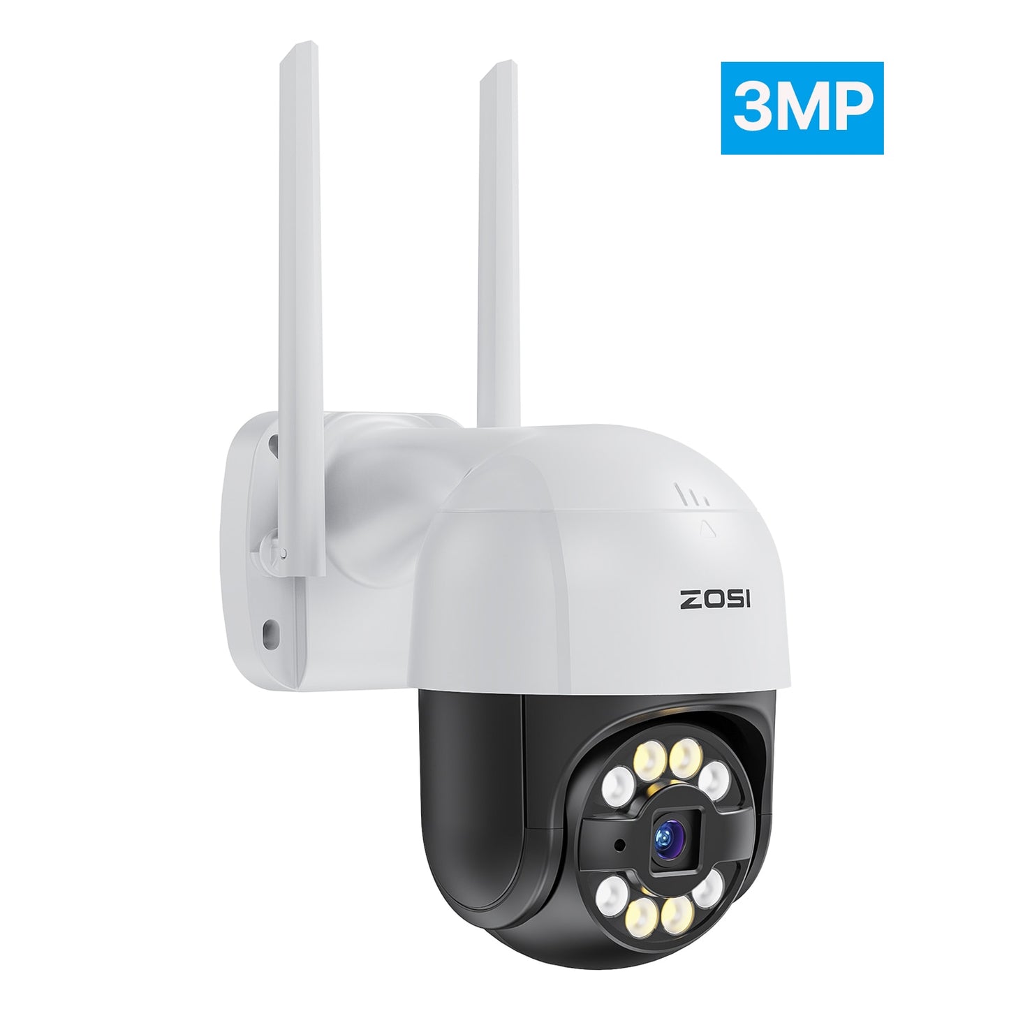 ZOSI Wifi PTZ Camera 2MP 3MP Starlight Night Vison Surveillance Camera.