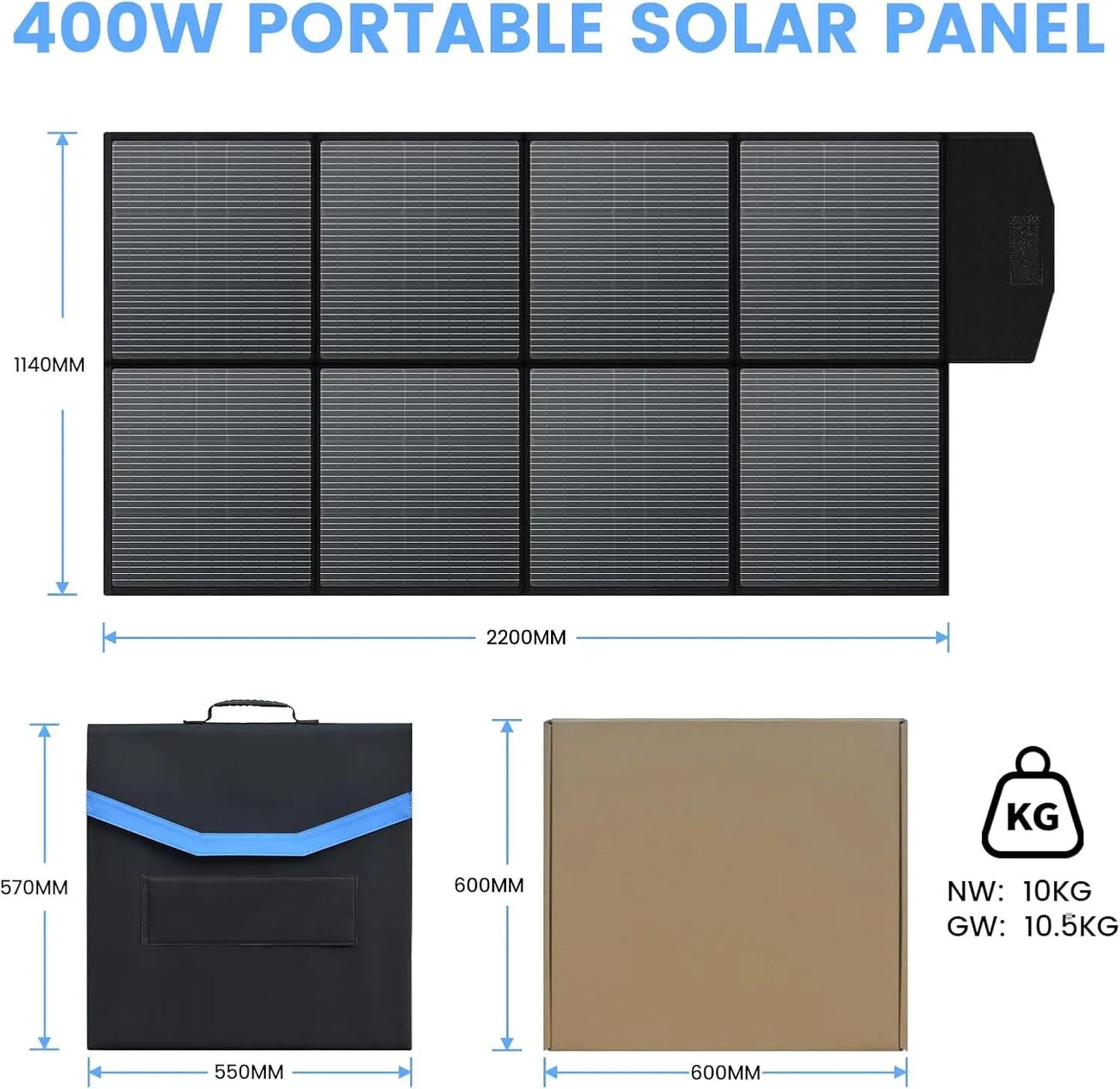 Ctolity 2400W 1600W 500W Portable Power Station,200W 100W Solar Panel Option, Solar Generator for Camping Emergency,UPS Function