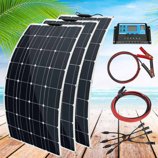 12 Volt Monocrystalline Solar Cell, Flexible Solar Panel