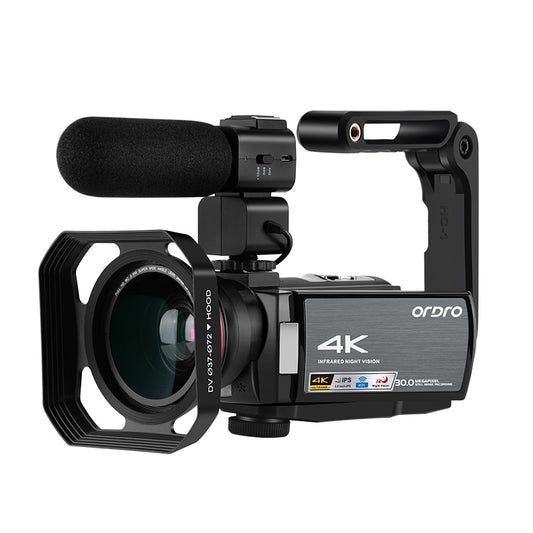 4K Video Camera IR Night Vision Camcorder