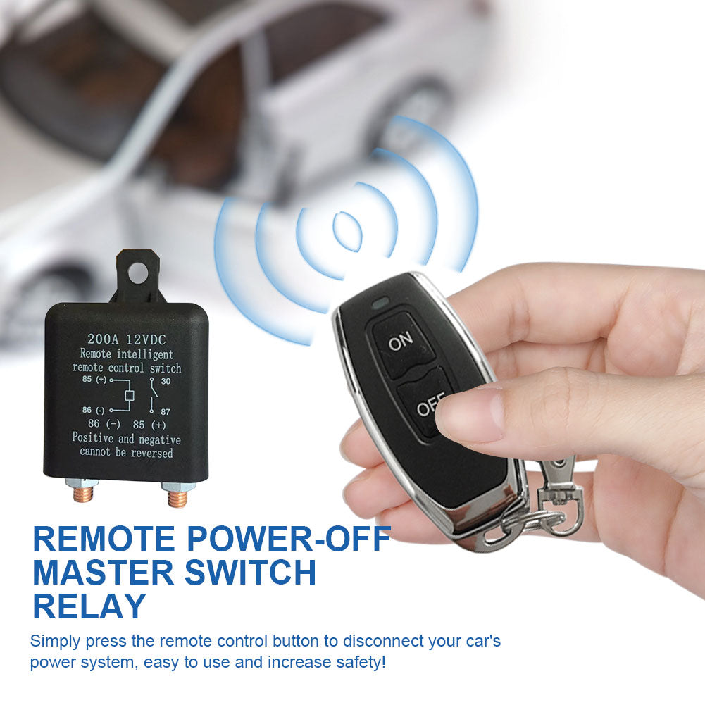 Power Off Button Machine Remote Power-off Switch DC 12V Battery Switch Isolator with Negative P ...