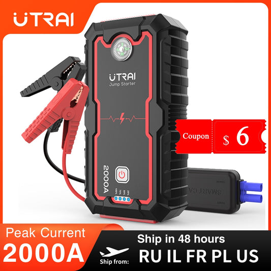 Jump Starter Power Bank Portable Charger Starting Jump Starter