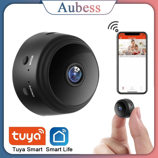 Tuya A9 Mini Outdoor Wi fi Baby Monitoring Wireless Surveillance Home IP Camera 1080p HD No Night Vision Camcorder CCTV Camera