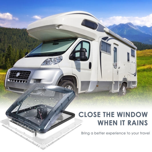 RV Roof With Remote Control Ventilation Fan Electric Lifter Outlet Two-way Exhaust Fan